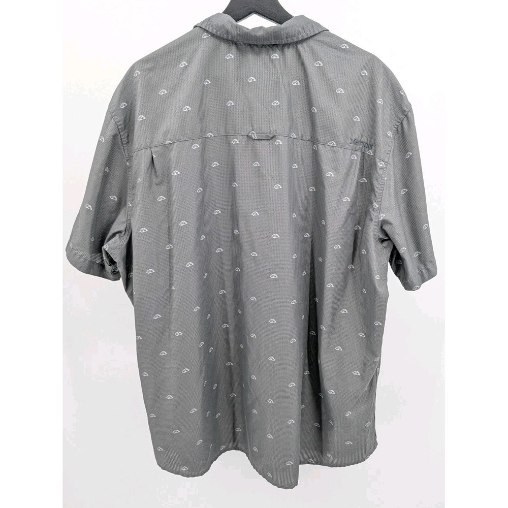Marmot Poly Tent Camping Button Up Shirt Mens Size XXL Gorpcore Outdoors - Picture 3 of 5